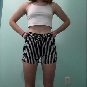Striped shorts